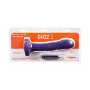 Tantus Buzz 1 Vibrating Dildo Amethyst