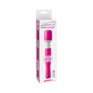 Mini Wanachi Waterproof Massager Flexible Silicone Wand Vibrator Pink