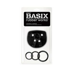 Basix Rubber Works Universal Harness O/S Black