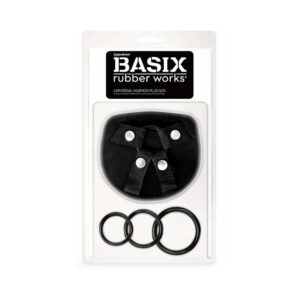 Basix Rubber Works Universal Harness Plus Size Black