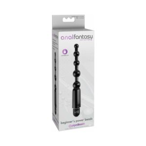 Anal Fantasy Collection Vibrating Beginner''s Power Beads Black