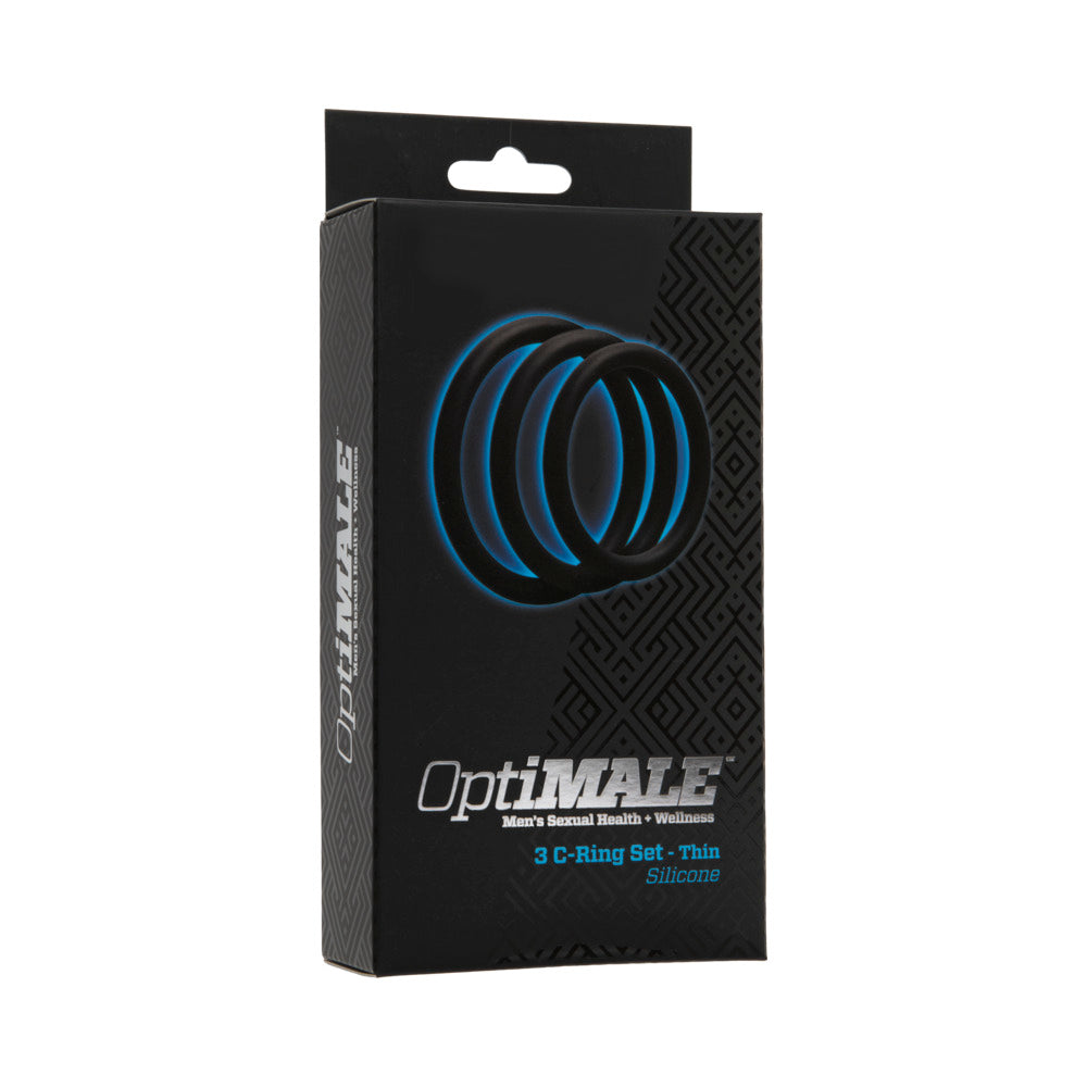 OptiMALE 3 C-Ring Set Thin Black