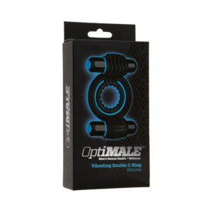 OptiMALE  Vibrating Double C-Ring Black