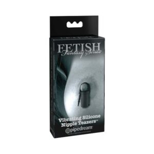 Fetish Fantasy Series Limited Edition Vibrating Silicone Nipple Teazers Black