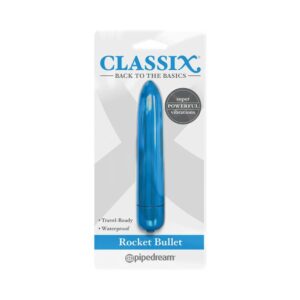 Classix Rocket Bullet Vibrator Blue