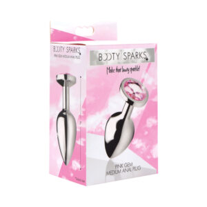Booty Sparks Pink Gem Anal Plug Medium