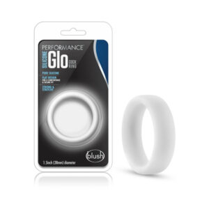 Performance Silicone Glo Cock Ring White Glow