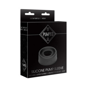 Pumped Silicone Pump Sleeve Black Medium