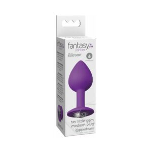 Fantasy For Her Silicone Her Little Gem Medium Plug Purple