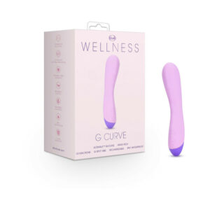 Wellness G Curve Rechargeable Silicone G-Spot Vibrator Purple