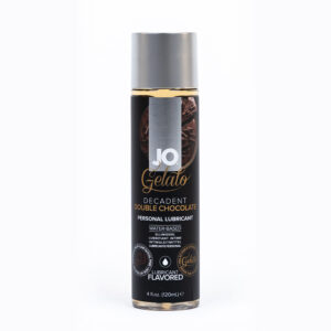 JO Gelato Decadent Double Chocolate Flavored Water-Based Lubricant 4 oz.