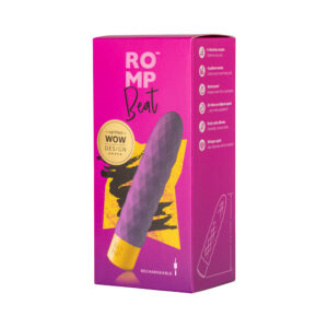 ROMP Beat Rechargeable Silicone Bullet Vibrator Light Purple