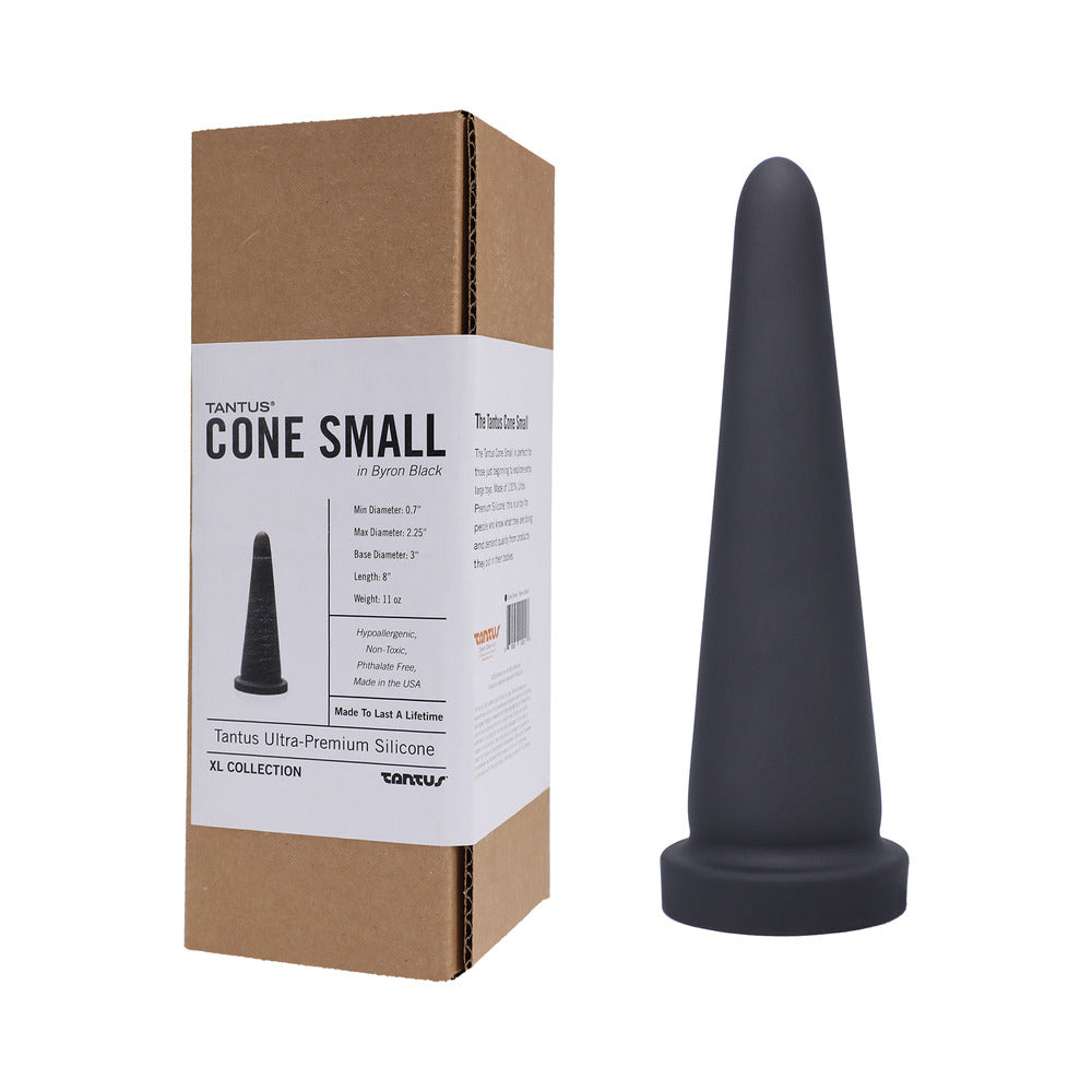Tantus Cone Small Dildo Onyx (Box)