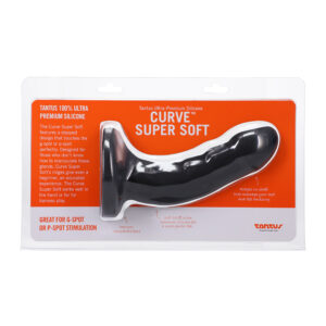 Tantus Curve Super Soft G-Spot Dildo Onyx