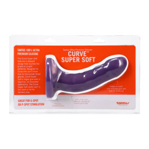 Tantus Curve Super Soft G-Spot Dildo Amethyst