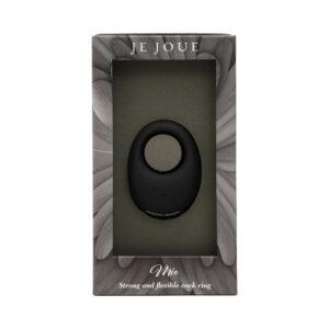 Je Joue Mio Rechargeable Vibrating Silicone Cock Ring Black