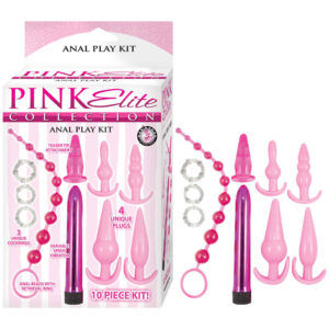 Pink Elite Collection Anal Play Kit Pink
