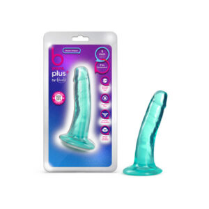 B Yours Plus Hard n'' Happy 5 in. Dildo Teal
