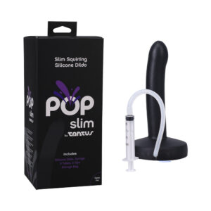 Tantus POP Slim Squirting Dildo Midnight