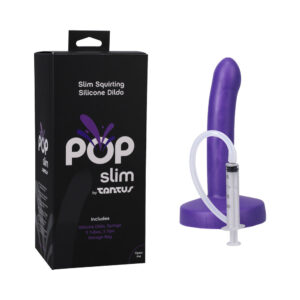 Tantus POP Slim Squrting Dildo Indiglow