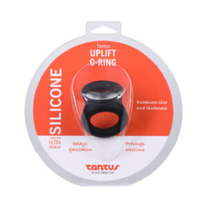 Tantus Uplift C-Ring Cock and Ball Sling Onyx
