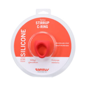 Tantus Stirrup C-Ring Cock and Ball Sling Crimson