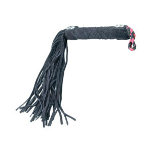 Ple''sur 15.5 in. Leather Flogger Black