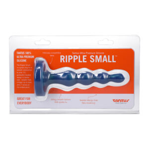 Tantus Ripple Small 8 in. Anal Beads Dildo Firm Malachite