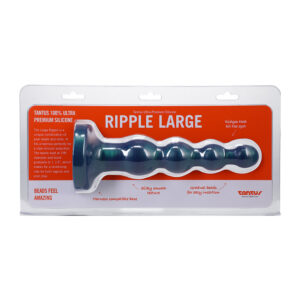 Tantus Ripple Large 8 in. Anal Beads Dildo Medium-Firm Malachite