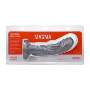 Tantus Magma 7 in. Fantasy Dildo Medium-Firm Silver