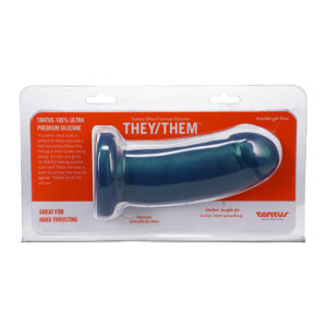 Tantus They/Them 5.5 in. Dildo Soft Malachite