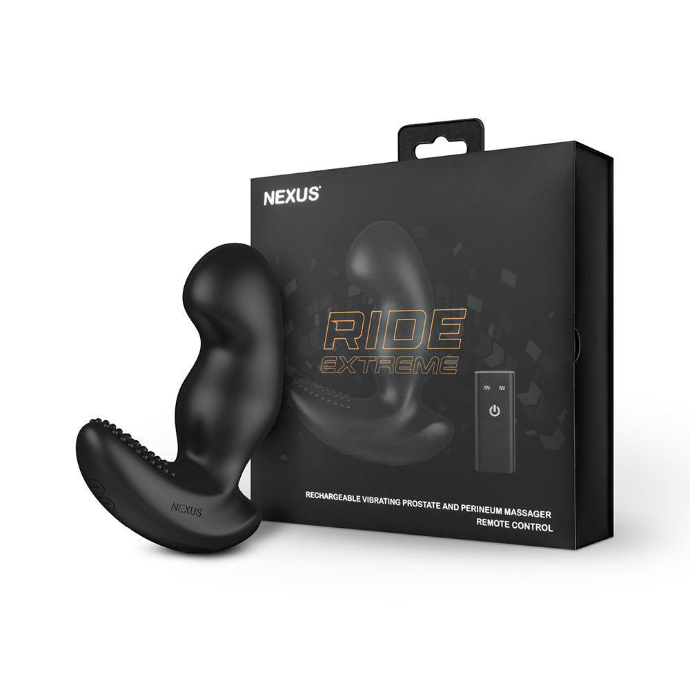 Nexus Ride Extreme Remote Control Prostate Dual Motor Vibrator Black