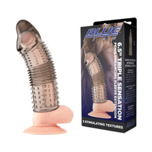 Blue Line 6.5 in. Triple Sensation Penis Enhancing Sleeve Extension
