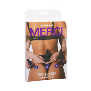 Merci Tush Trainer 3-Piece Silicone Plug Set Black