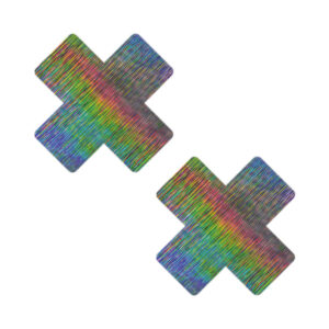 Neva Nude Naughty Nebula Super Holographic X Nipple Pasties
