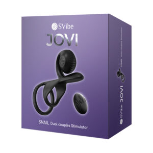 SVibe Snail Jovi Couples Ring Black