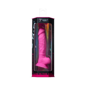 SILEX-D The Original Model 1 Dildo 7 in. Glow-in-the-Dark Pink
