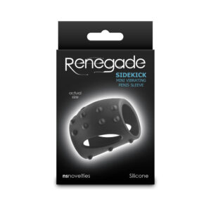 Renegade Sidekick Rechargeable Mini Vibrating Penis Sleeve Black