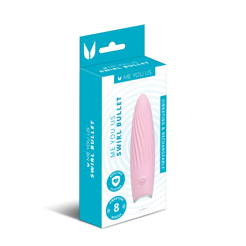 Me You Us Swirl Bullet Pink