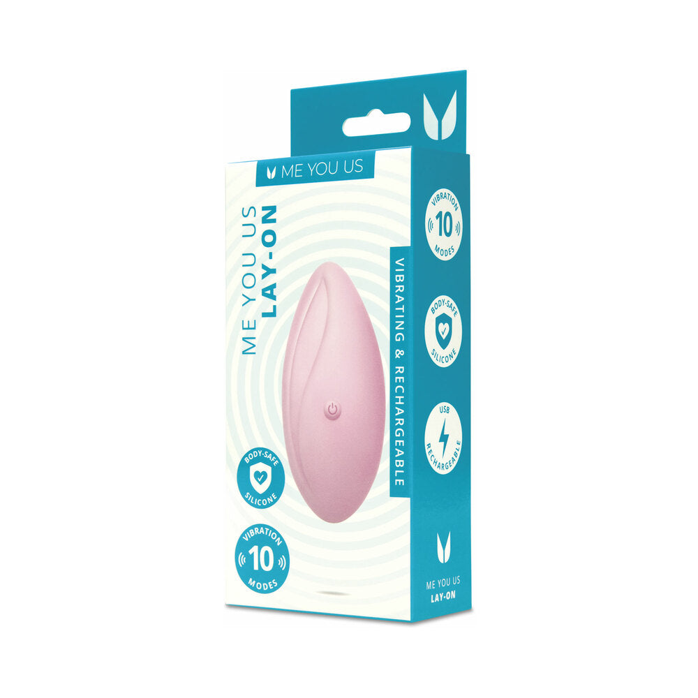 Me You Us Lay-On Vibrator Pink