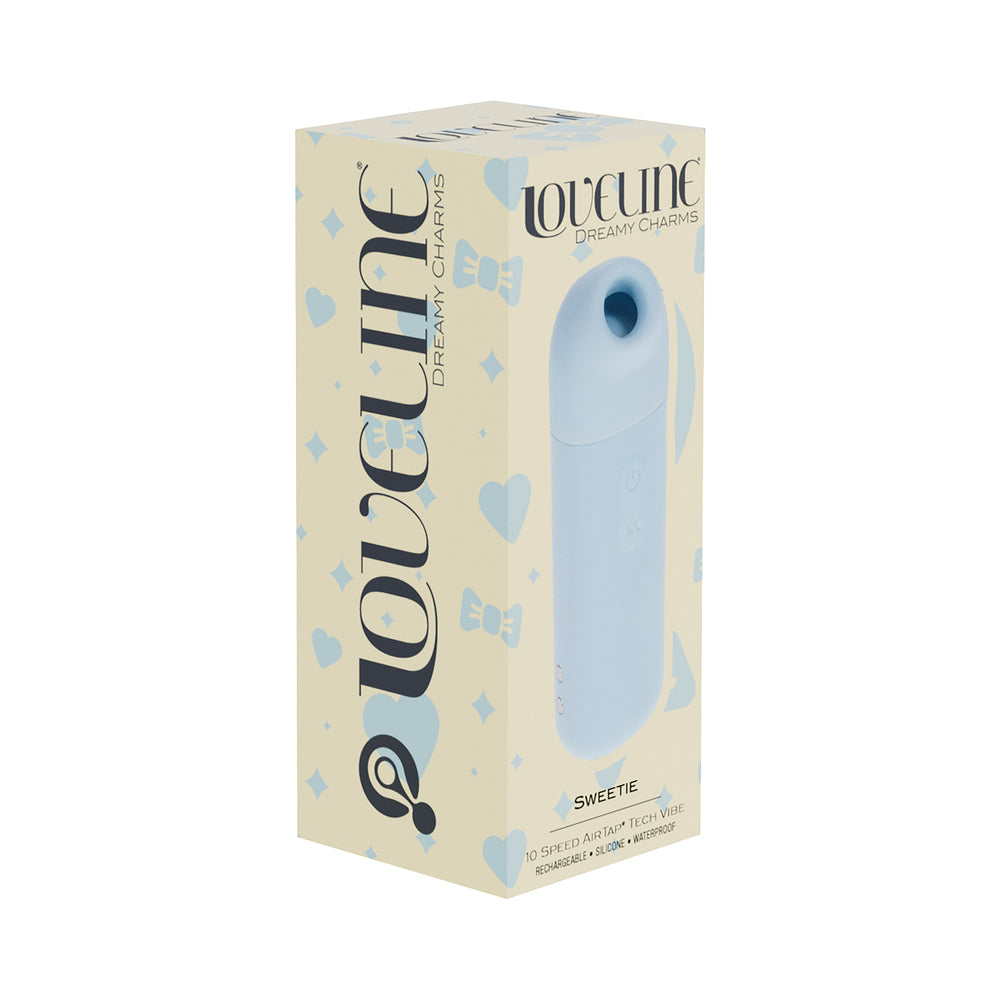 LoveLine Sweetie AirTapTech Rechargeable Vibrator Waterproof Blue