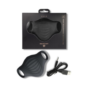 Rocks-Off Palm Vibrating Masturbator Black