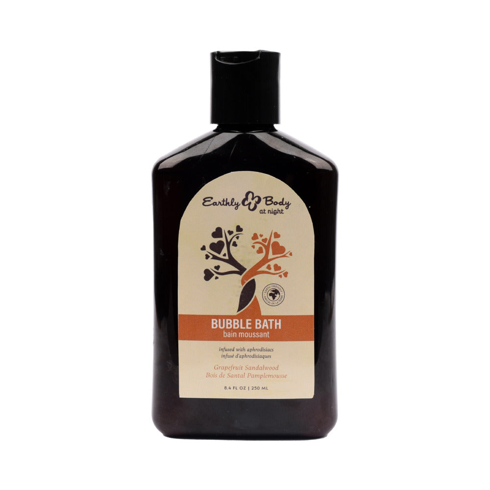 Earthly Body At Night Aphrodisiac Bubble Bath Grapefruit Sandalwood 8.4 oz.