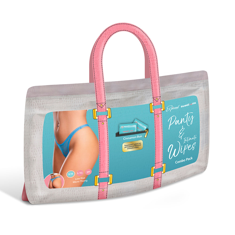 Magic Silk Sweetums Low Rise Micro Thong Cinnamon Buns Queen Size