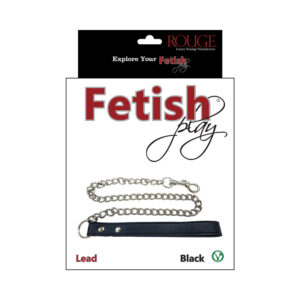 Rouge Fetish Play Vegan Leash Black