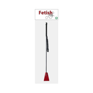Rouge Fetish Play Vegan Riding Crop Red