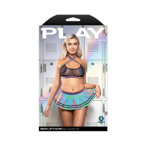 Fantasy Lingerie Play Ready, Let''s Glow! 5-Piece Costume Set M/L