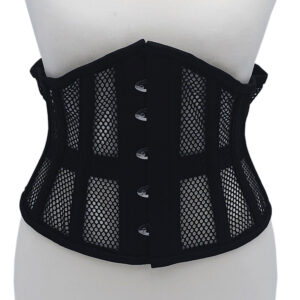 Rouge Mesh Corset Black L/XL