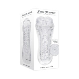 Zero Tolerance Casual Encounter Stroker Masturbator TPE Clear