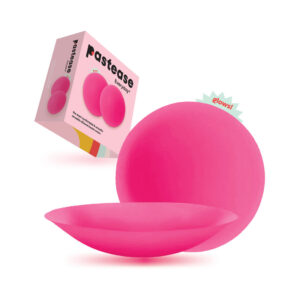 Pastease Halos Reusable Sticky Adhesive Silicone Nipple Cover Neon Pink Glow-in-the-Dark Small A-C Cup
